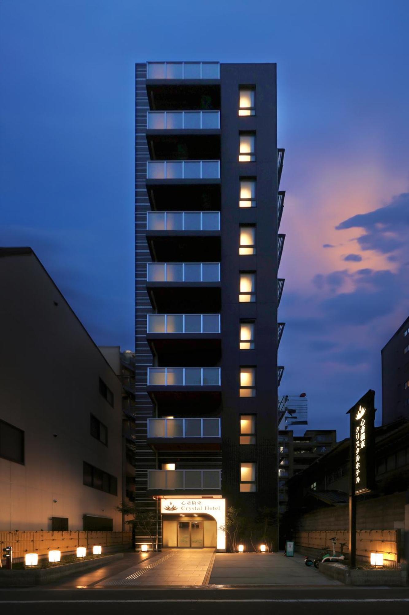 Shinsaibashi-Higashi Crystal Hotel Oszaka Kültér fotó